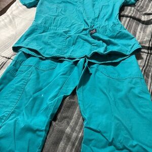 Cherokee Teal Scrub Pants